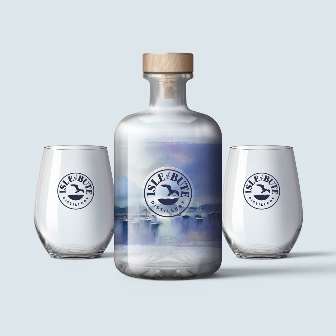 Bottle & Glass Gift Box